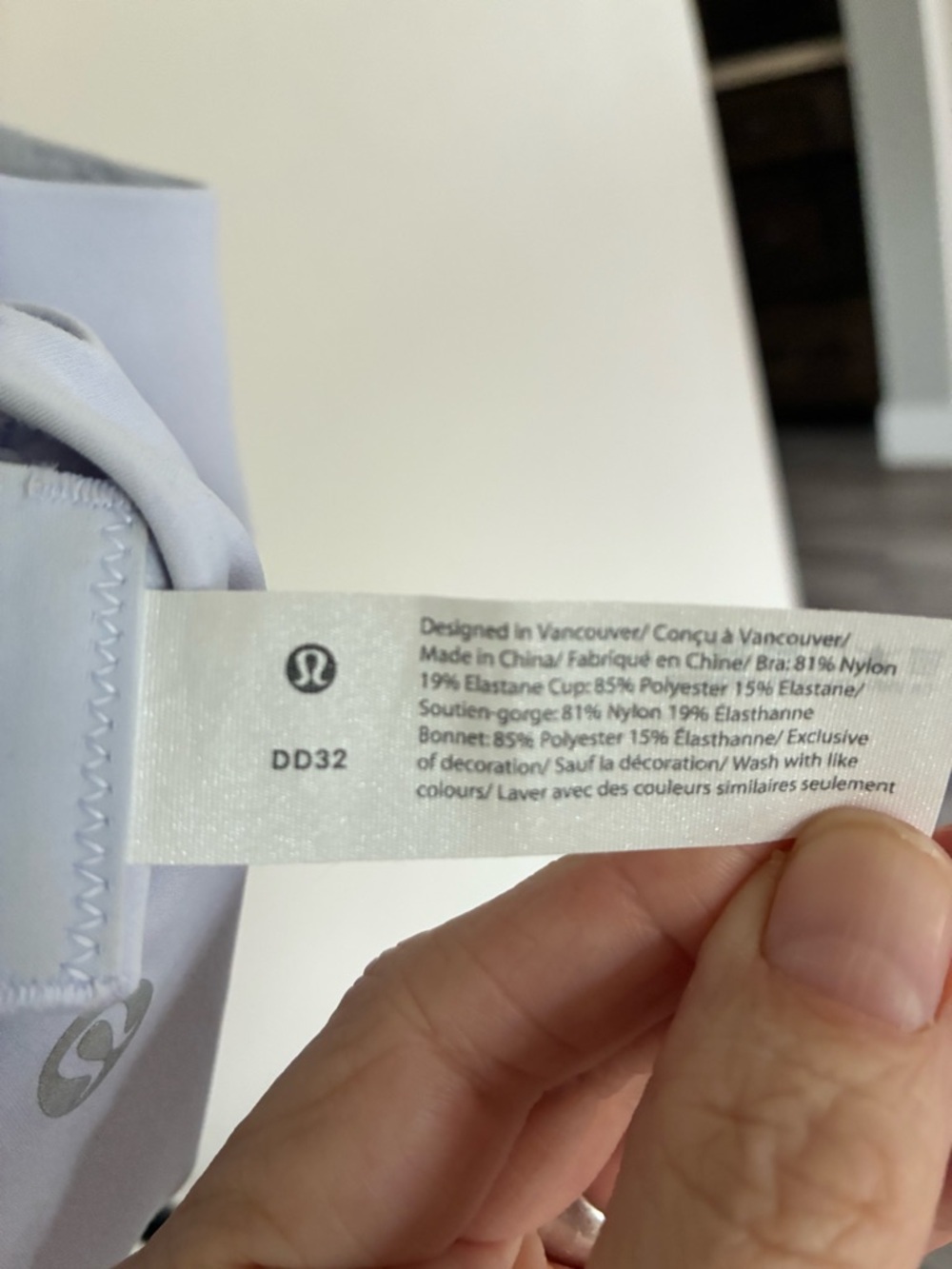 Lululemon Air Support Bra | 32DD | Chambray - Picture 5 of 5